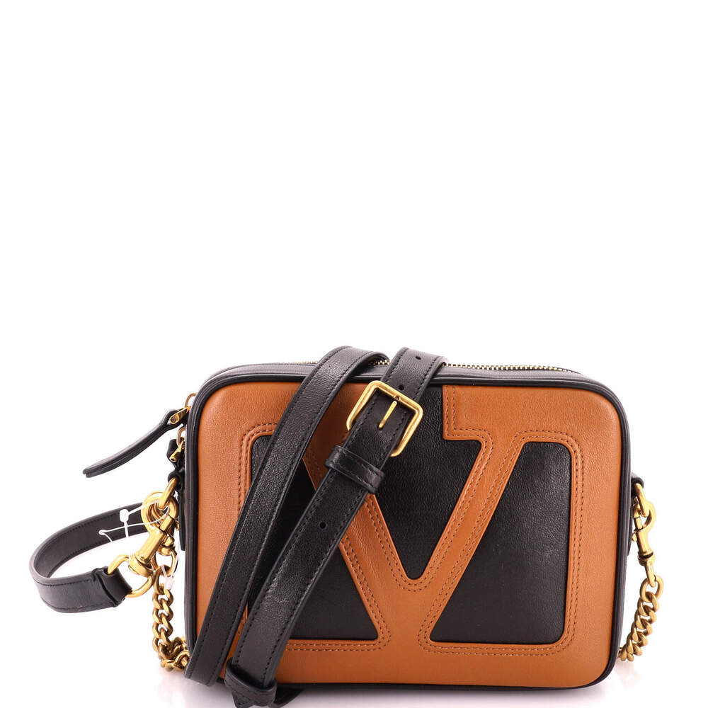 Valentino Garavani Small Viva Superstar Chain Crossbody Bag Leather